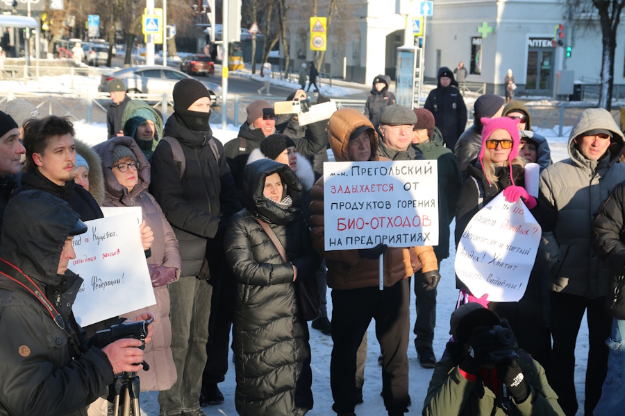 В Калининграде прошел митинг против «новых практик» застройки зелёных зон (фото)