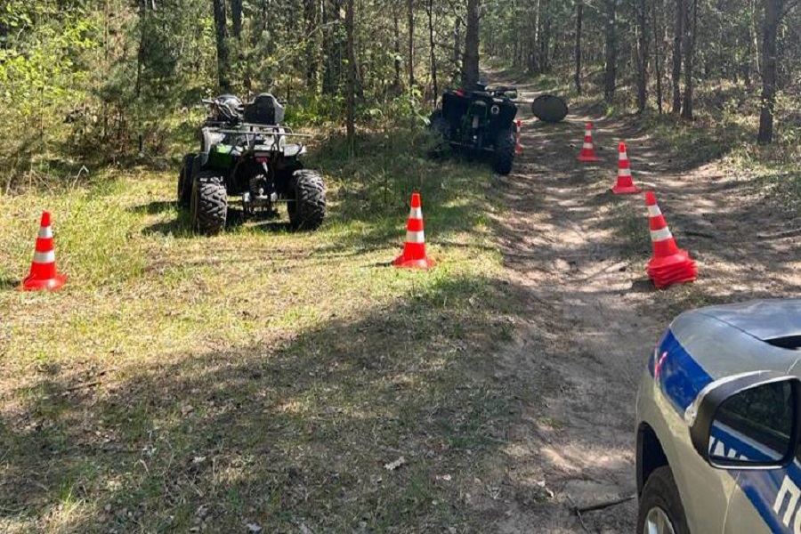 Под Светлым в лесном массиве пострадал квадроциклист без прав (фото)