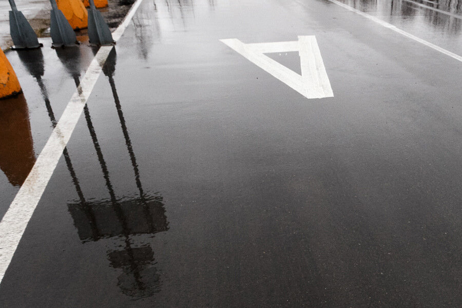 Скорость на 10-километровом участке неманской трассы ограничивается из-за ремонта