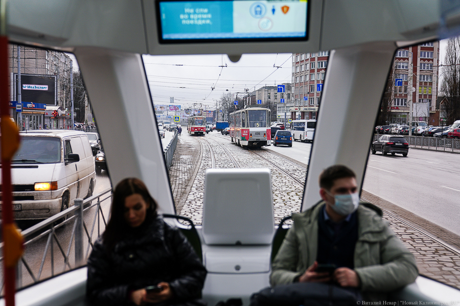 Вагон идет в депо: как завершились испытания нового трамвая в Калининграде (фото)