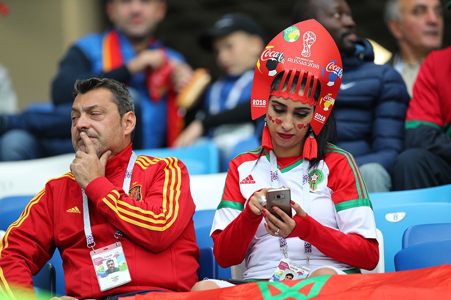 В Калининграде начался матч Испания — Марокко