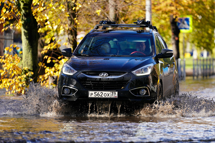 Другой берег улицы: Калининград затопило после шторма (да, опять)