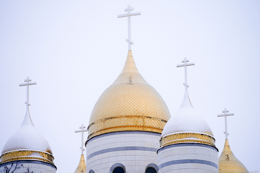 За ночь Калининград замело снегом. Вот как выглядел город утром 13 января (фото)