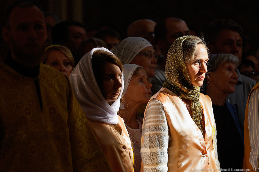 От заката до рассвета: патриарх Кирилл провёл богослужение в Калининграде (фото)