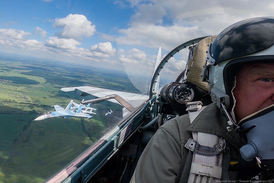 Репетиция парада из кабины истребителя. Фоторепортаж НК