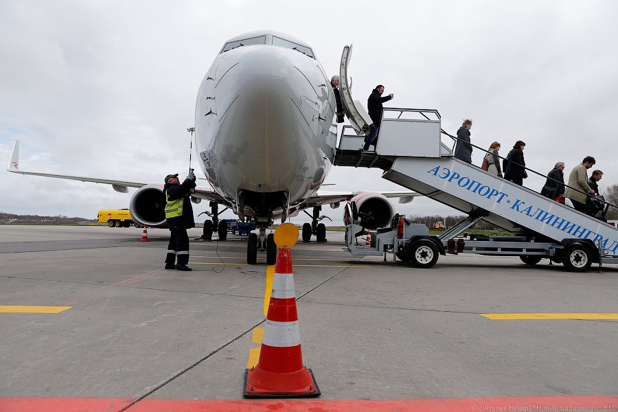«Здравствуй, тезка»: в «Храброво» приземлился самолет «Калининград» (фото)