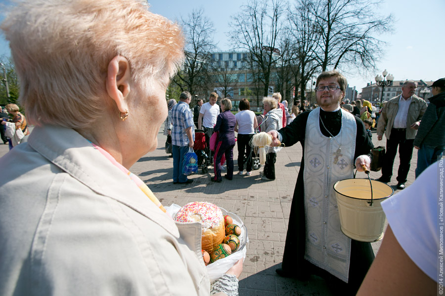 19 апреля: освящение куличей и яиц накануне Пасхи