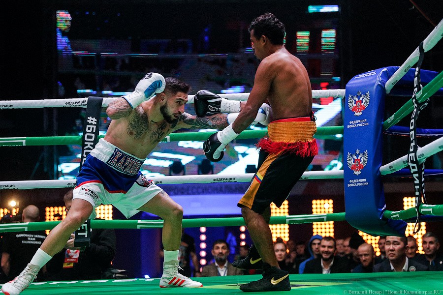 Раздельным решением судей: Чухаджян взял титул WBA International в Калининграде