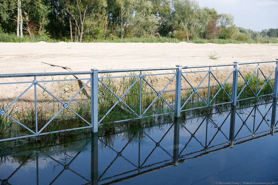 Дорожка для водного велосипеда: как тонут окрестности стадиона в Калининграде