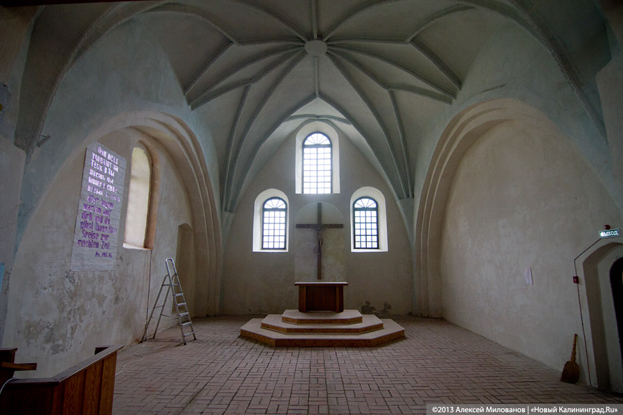 Другой подход: кирху в поселке Тургенево восстанавливают на средства лютеранской общины