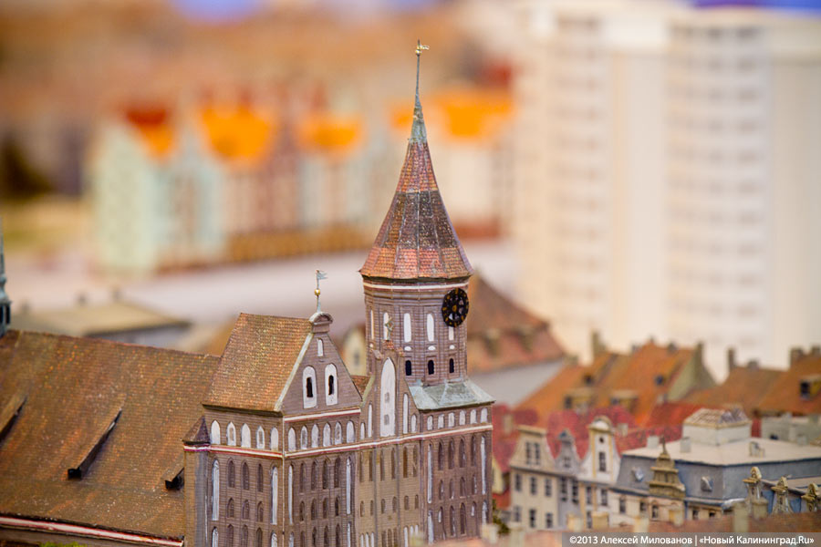 Настольный город: макет концепции застройки центра Калининграда (фото)