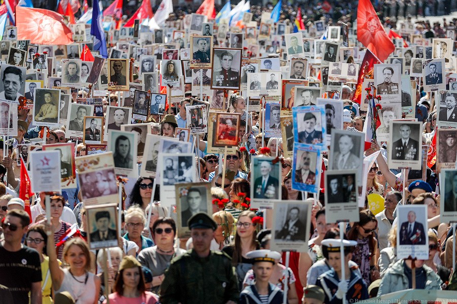 Ради мира на земле: шествие «Бессмертного полка» в Калининграде (фото)