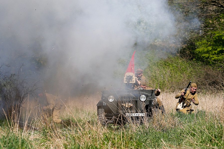 Своими силами: под Калининградом открыли мемориал воинам-мотоциклистам (фото)