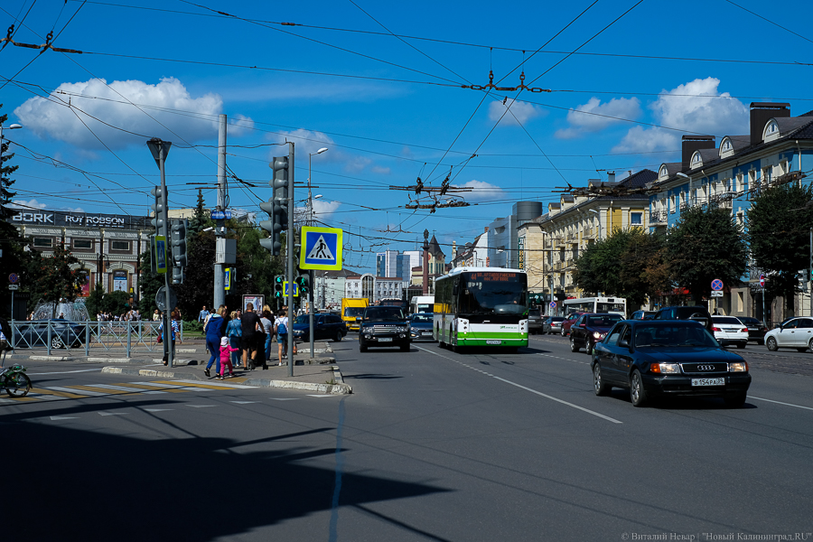 Литовский вал и центр: власти планируют снизить допустимую скорость движения авто в Калининграде