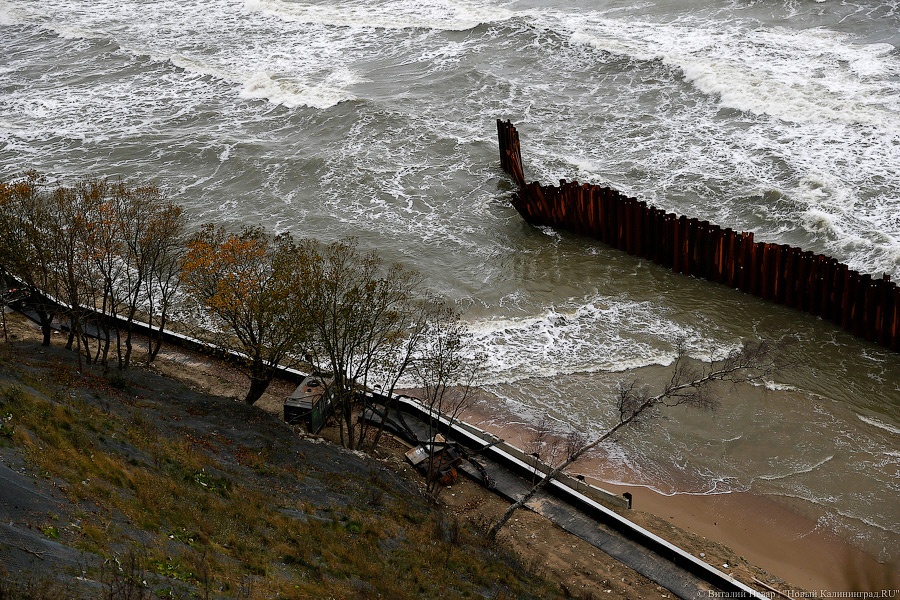 Всё смыло: Светлогорск, Янтарный и Филино после шторма