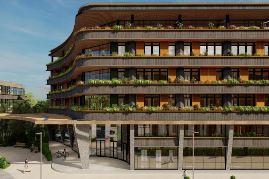 В пос. Лесное на берегу моря планируют построить комплекс апартаментов и отелей (фото)