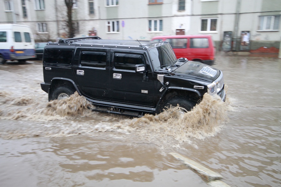 "Наводнение по-калининградски": фоторепортаж "Нового Калининграда.Ru"