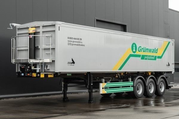 Grunwald представляет новые самосвальные полуприцепы с алюминиевыми кузовами