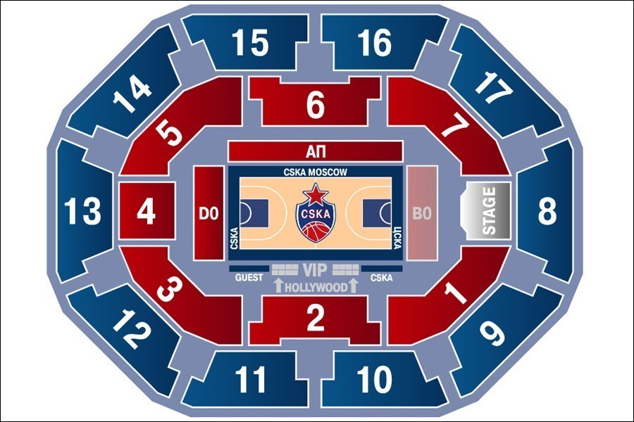 Баскетбольный ЦСКА открыл продажу билетов на матчи Евролиги в «Янтарном»