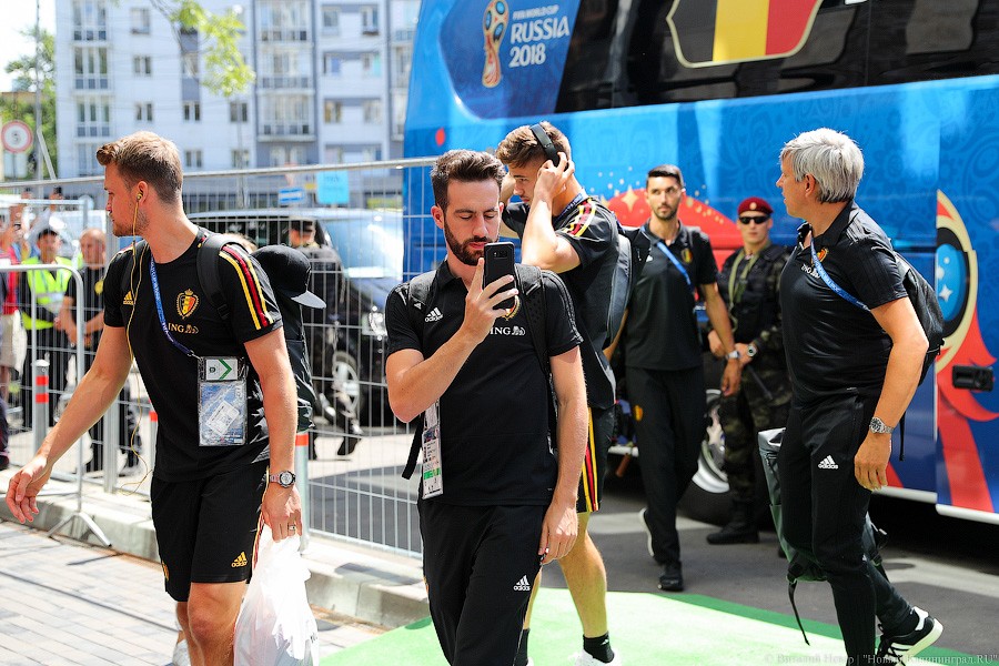 Компани, де Брёйне, Феллайни и тот самый Анри: сборная Бельгии в городе (фото)