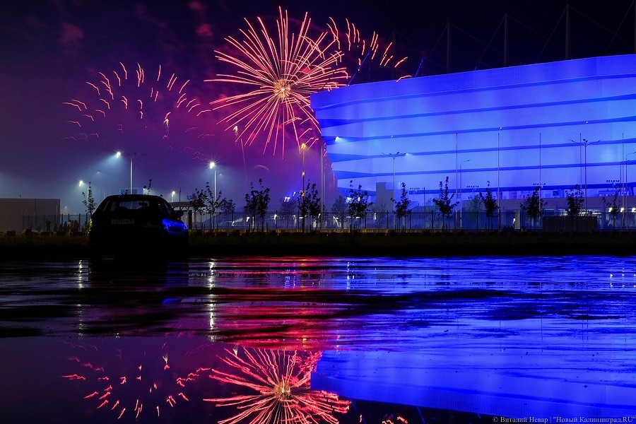 В Калининграде стартовал чемпионат фейерверков. Показываем, как это было (фото)