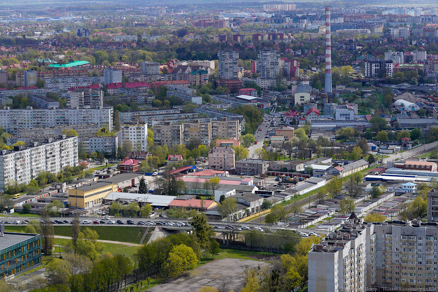 Пробки с воздуха: как прошла генеральная репетиция парада в Калининграде (фото)