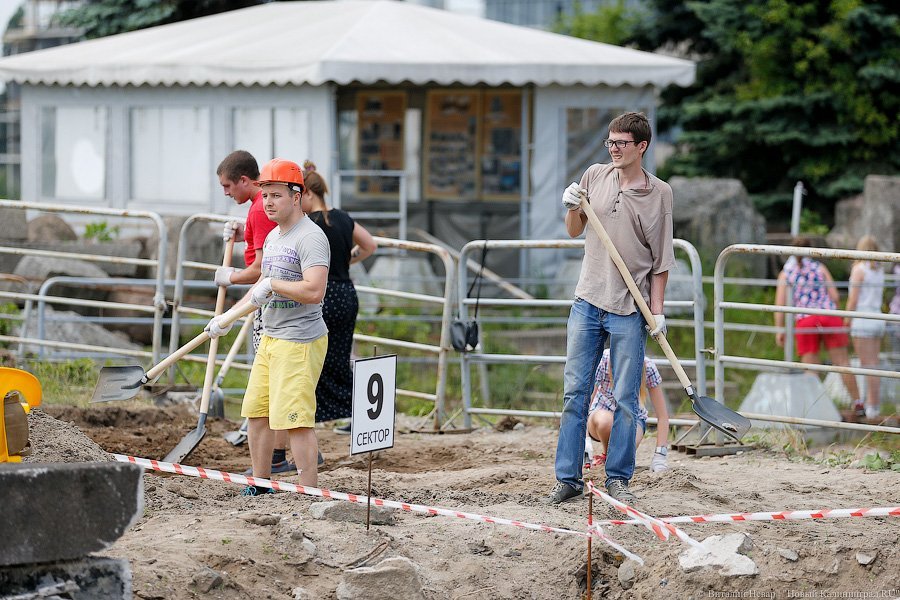 «Повезёт другим»: как прошёл субботник на территории руин замка «Кёнигсберг»