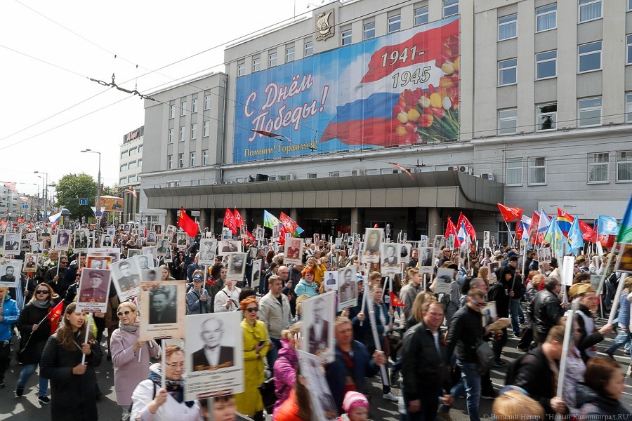 «Никто не забыт»: по улицам Калининграда прошел «Бессмертный полк»