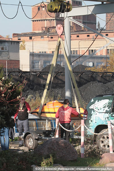 «Конец в воду»: фоторепортаж с закрытия аквабайк-сезона на Преголе