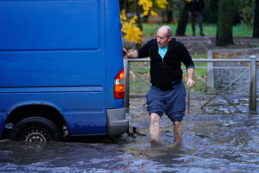 Другой берег улицы: Калининград затопило после шторма (да, опять)