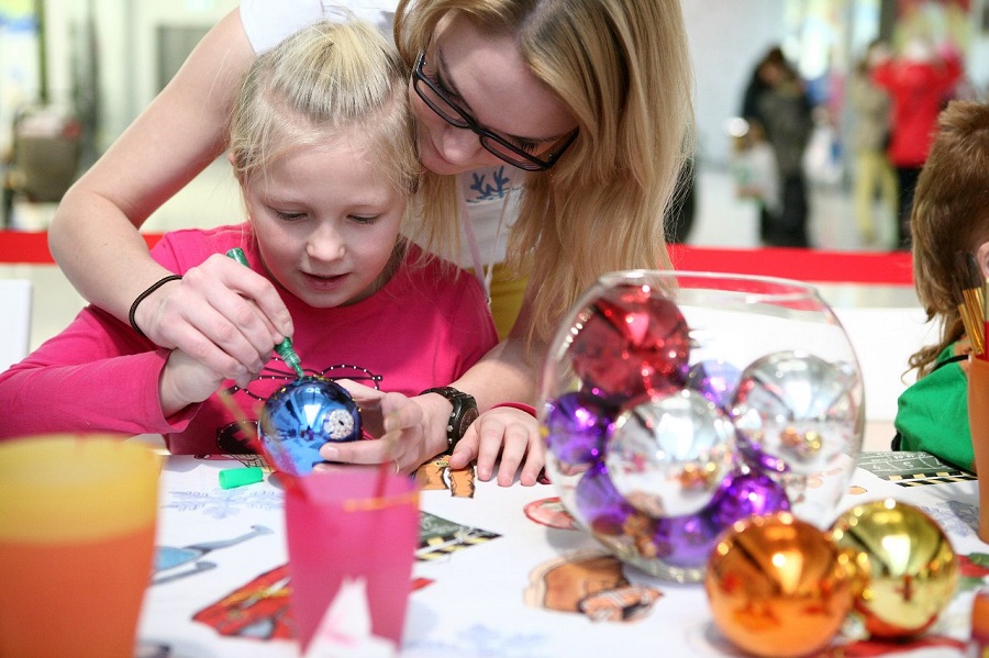 Не пропустите детский мастер-класс «Елочная игрушка» в «Меге»!