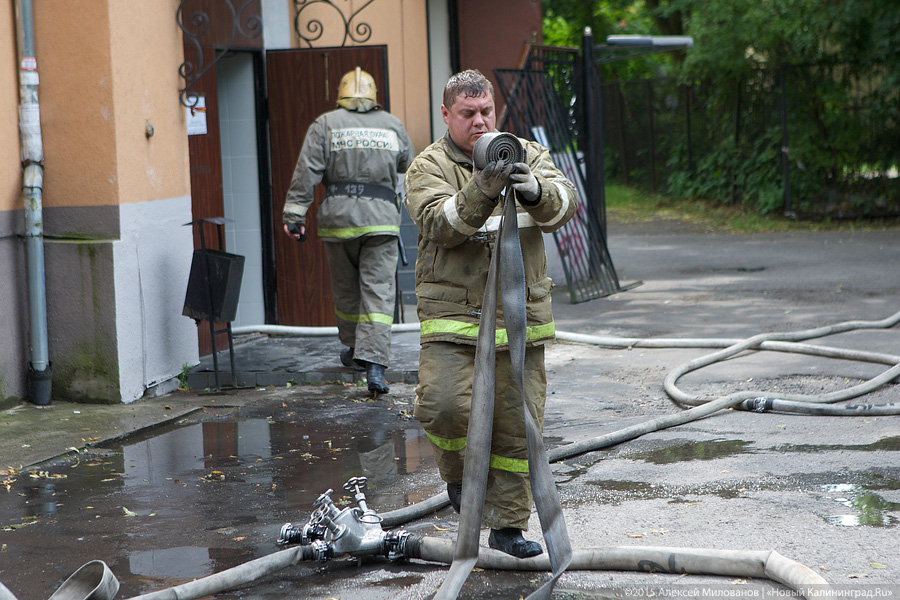 Пожар в роддоме: в Калининграде эвакуирован родильный дом №4 (фото)