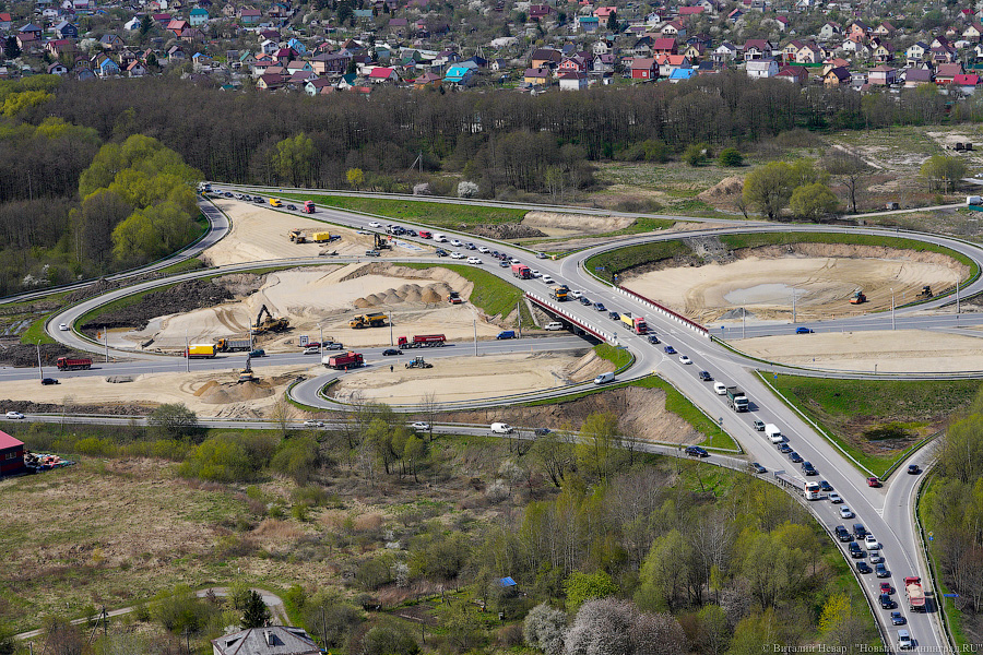 Пробки с воздуха: как прошла генеральная репетиция парада в Калининграде (фото)