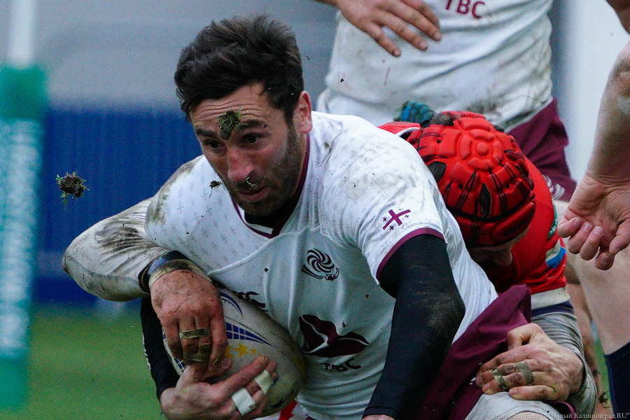 На стадионе «Калининград» снова сыграли в регби. Вот как Россия проиграла Грузии