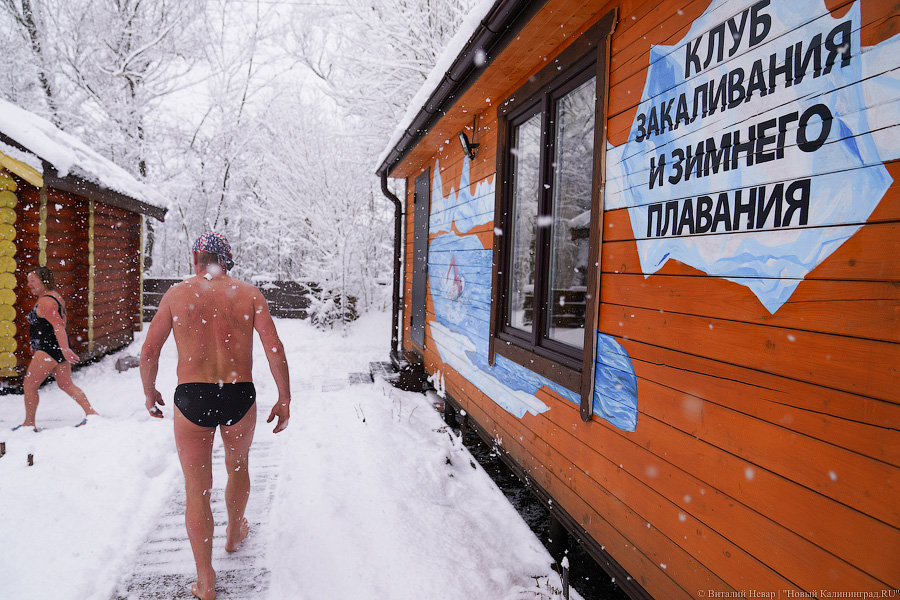 Самовар и прорубь: как проводят зиму калининградские моржи