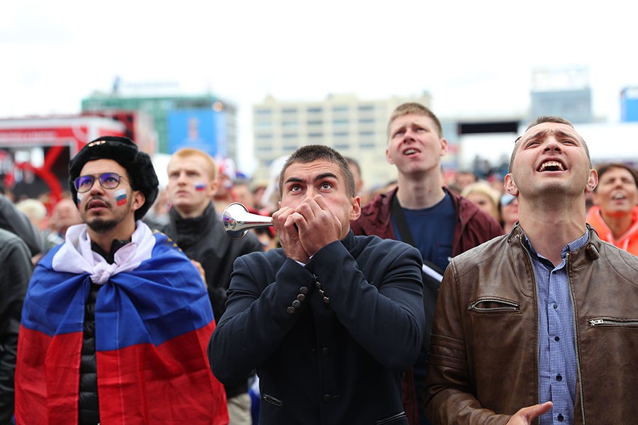 Усы победы: как Калининград болел и радовался за сборную России (фото)