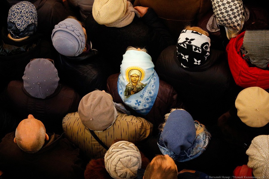 Патриарх и пробки: в Калининград прибыли глава РПЦ и мощи святителя Луки (фото)