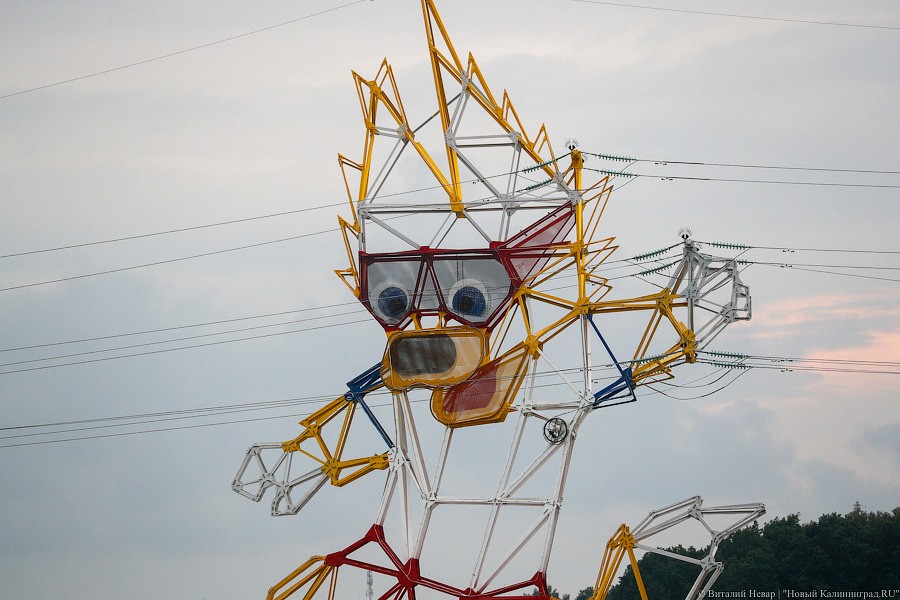 Опора за 28 млн: на Приморском кольце построили ЛЭП в виде волка Забиваки