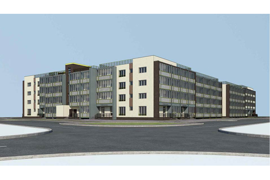 Типовой проект дома экономического класса в жилом комплексе «Авангардное»