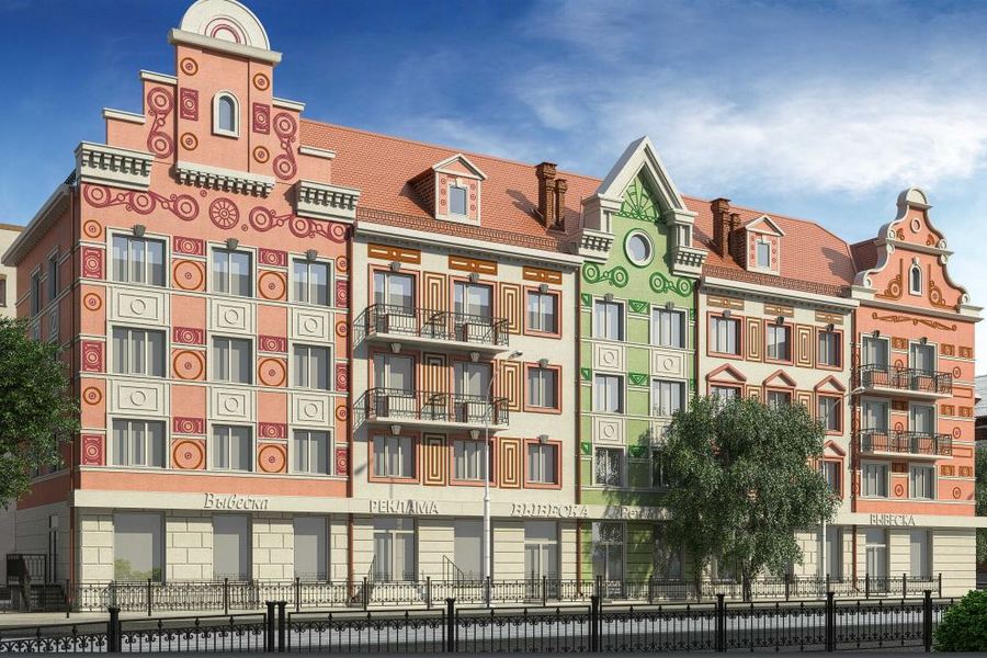 Проект ремонта дома на Ленинском, 63-67. Изображение из техзадания. 