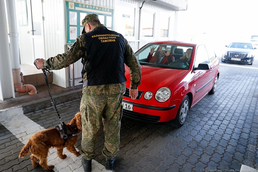 В праздничную неделю на границе у калининградцев изъяли более центнера продуктов
