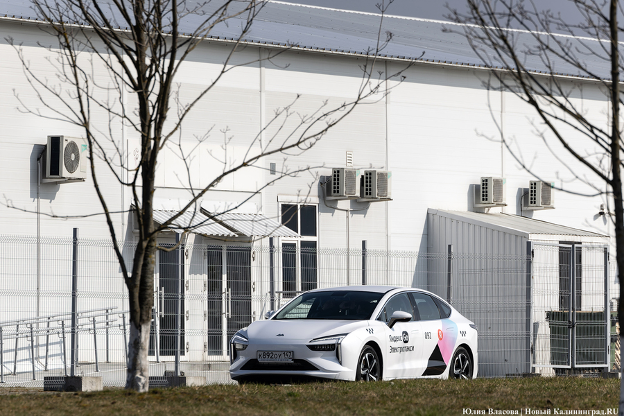 Извоз на киловаттах: в Калининграде появились первые электротакси (фото)