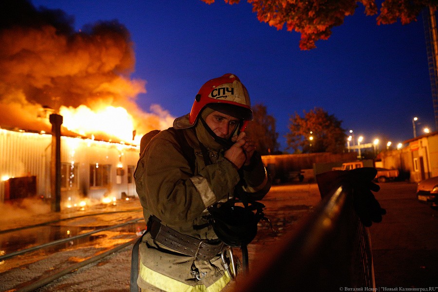 Пожарные спасли двух человек в Балтийске