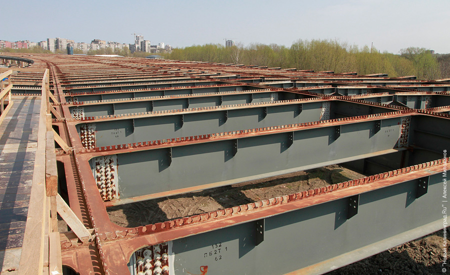 "Первый бетон на второй эстакаде": фоторепортаж "Нового Калининграда.Ru"