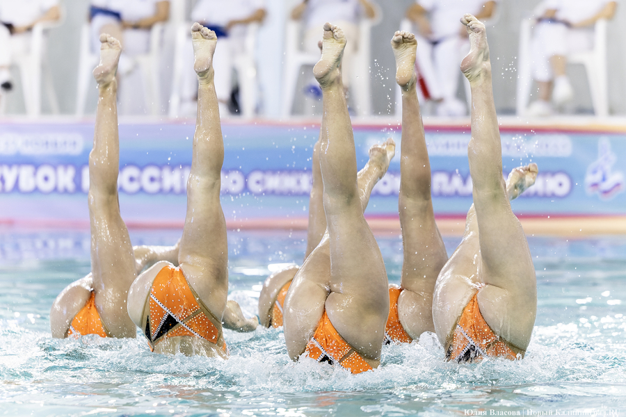Брызги и грация: в Калининграде разыгрывают Кубок России по синхронному плаванию (фото)