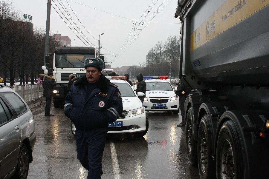 «Протест бетономешалок»: фоторепортаж «Нового Калининграда.Ru»