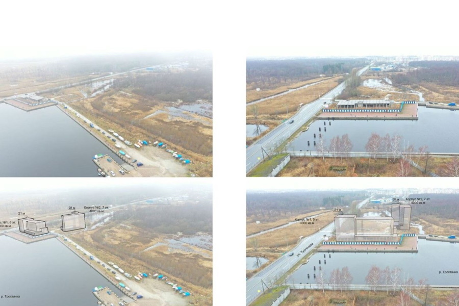 Архитекторы раскритиковали проект центра МГУ в Зеленоградске на реке Тростянка (фото)