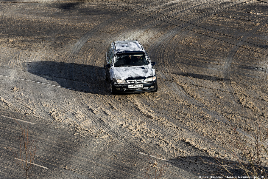 Внезапный снег: Калининград опять оказался не готов к осадкам (фото)