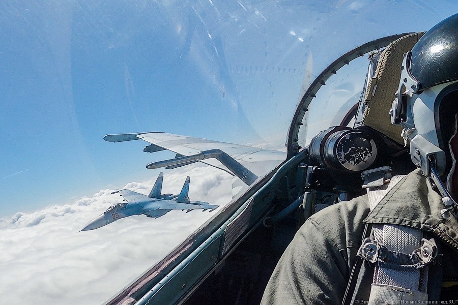 Репетиция парада из кабины истребителя. Фоторепортаж НК