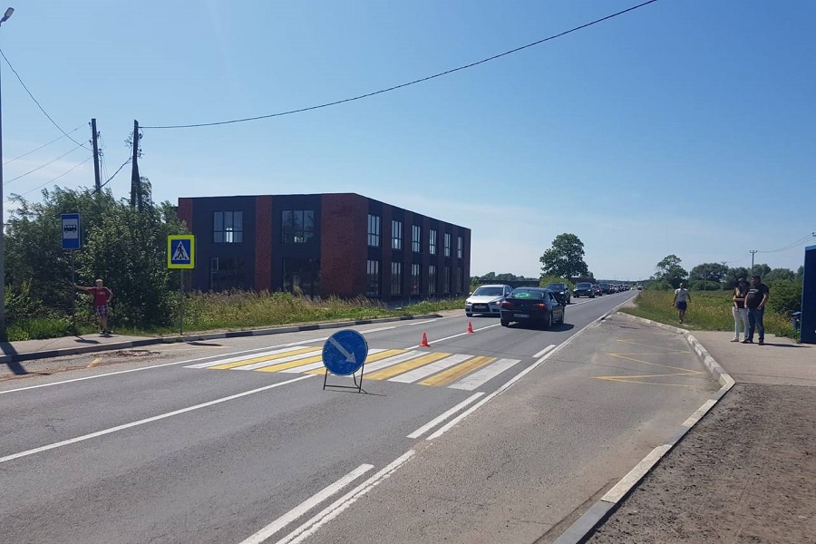 Под Зеленоградском на «зебре» сбили 15-летнего подростка (фото) 